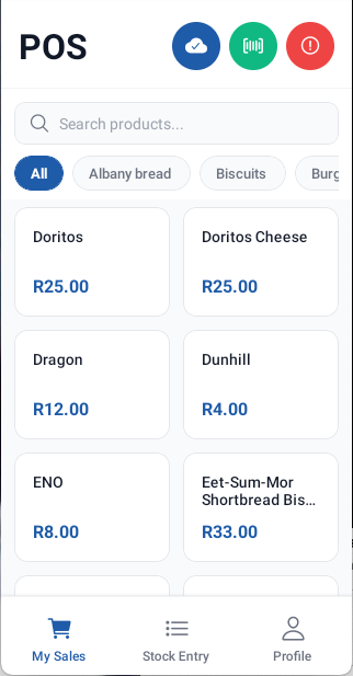 POS Checkout Screen