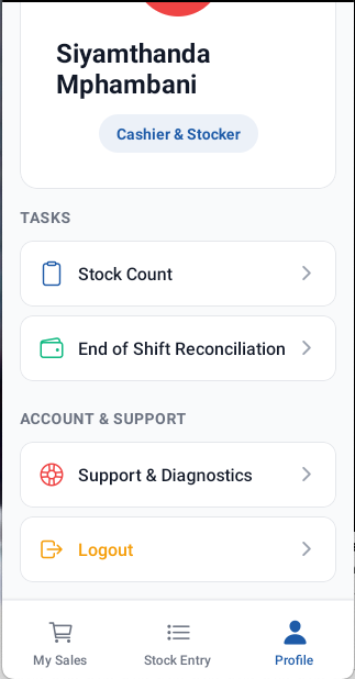 User Profile Screen